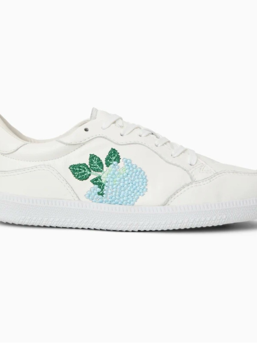 Jack Rogers - Embroidered Leather Sneaker Hydrangea - 7